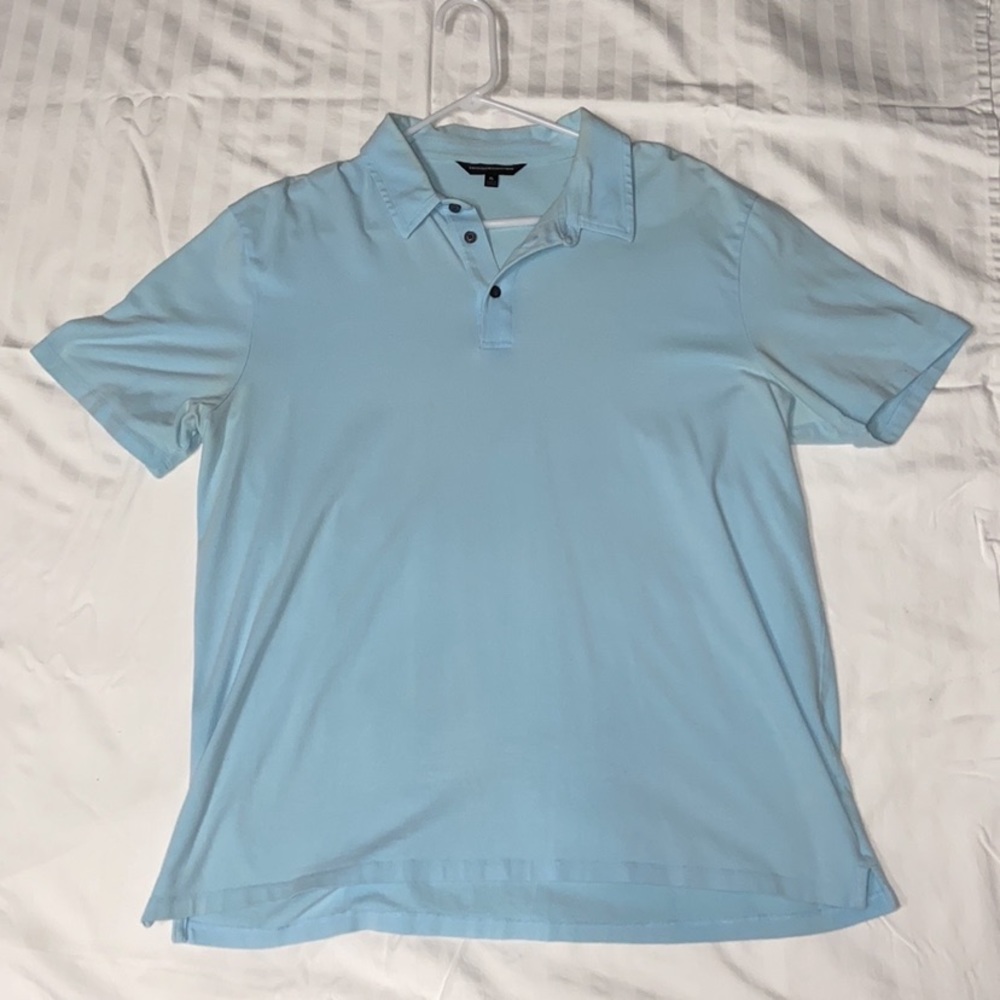 Express XL Light Blue Polo